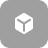 Black cube icon representing a 3D model